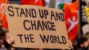 Protest occuring over threat to the bioeconomy